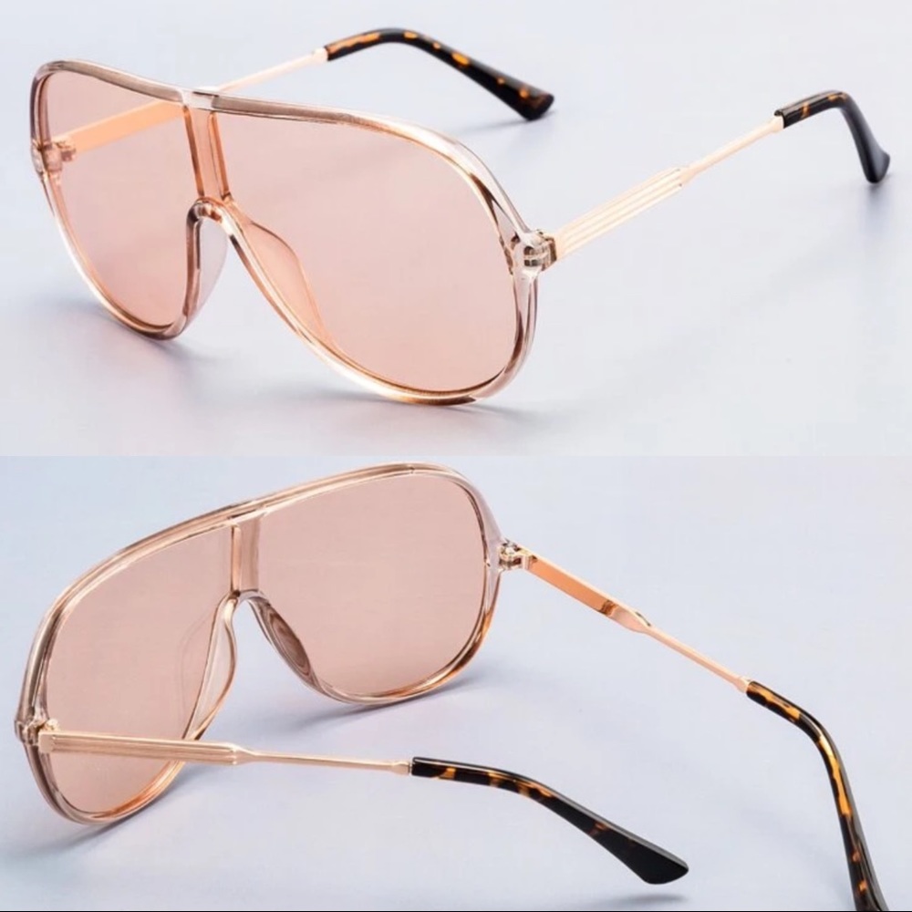 Champagne Acrylic Frame Sunglasses